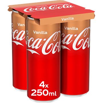 Foto van Cocacola vanilla 4 x 250ml bij jumbo