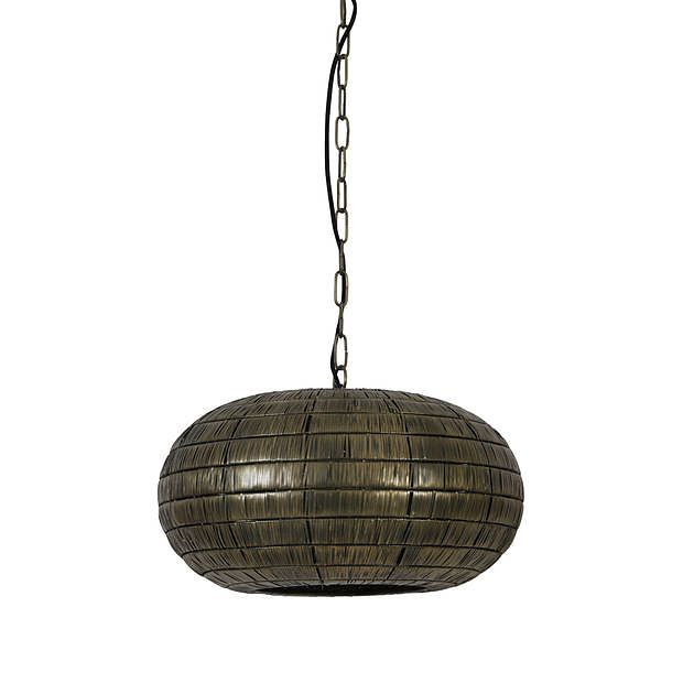 Foto van Light & living - hanglamp kymori - 46x46x29 - brons