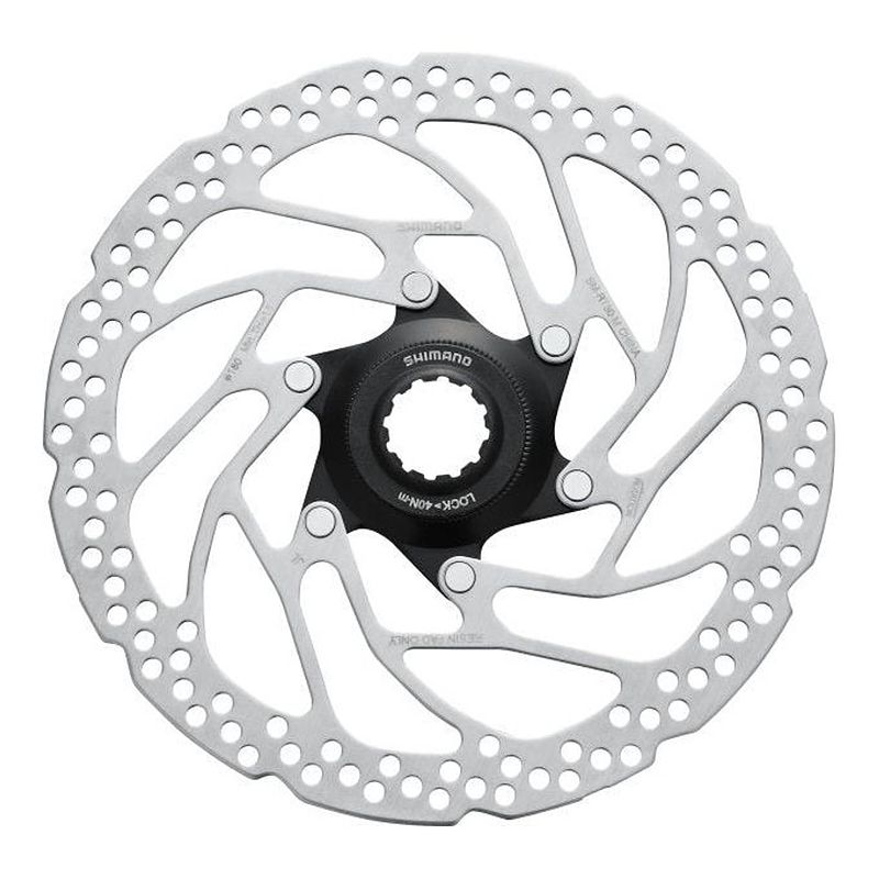 Foto van Shimano remschijf sm-rt30 center lock 203 mm