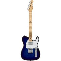 Foto van G&l fullerton deluxe asat classic bluesboy blueburst mn elektrische gitaar met deluxe gigbag