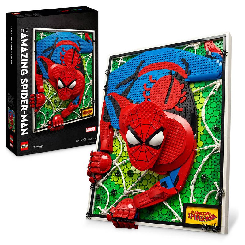 Foto van Lego art de geweldige spider-man 31209