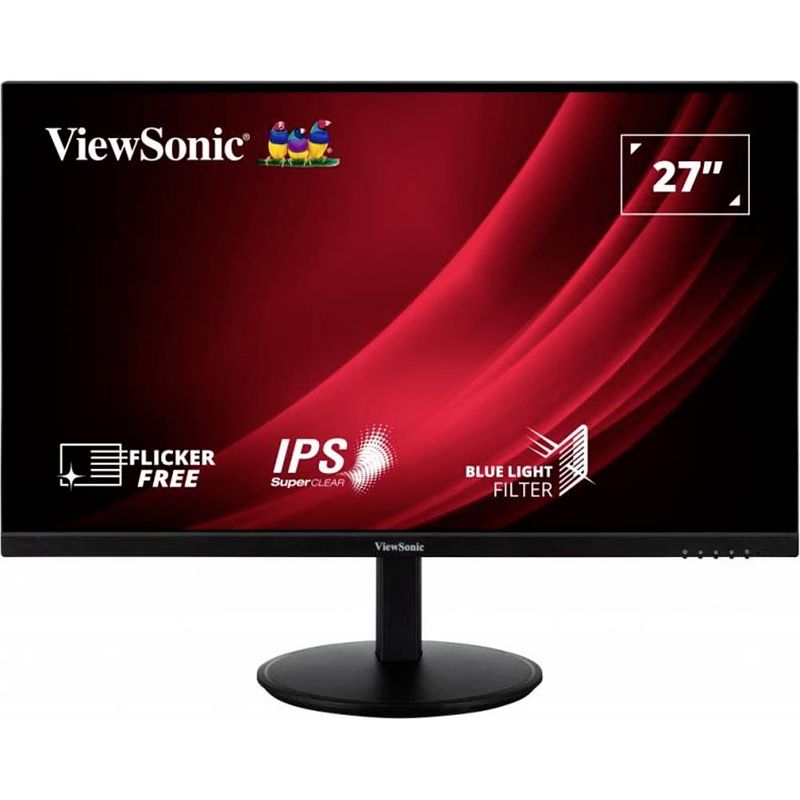 Foto van Viewsonic vg2709-2k-mhd led-monitor 68.6 cm (27 inch) energielabel e (a - g) 2560 x 1440 pixel full hd 5 ms hdmi, displayport, audio, stereo (3.5 mm jackplug)