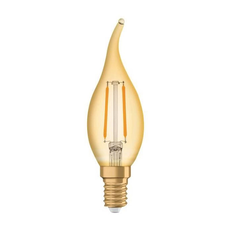 Foto van Osram vintage led flame light flame lamp e14 vintage edition 1906 - 2,5 w - amber