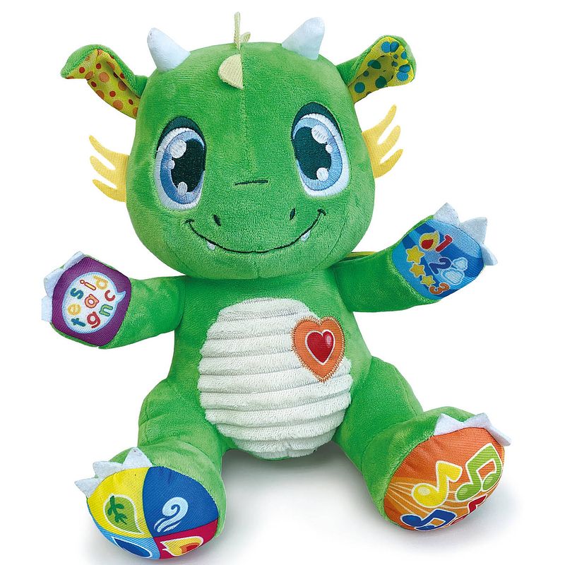 Foto van Clementoni knuffeldraak interactief 32 cm polyester groen