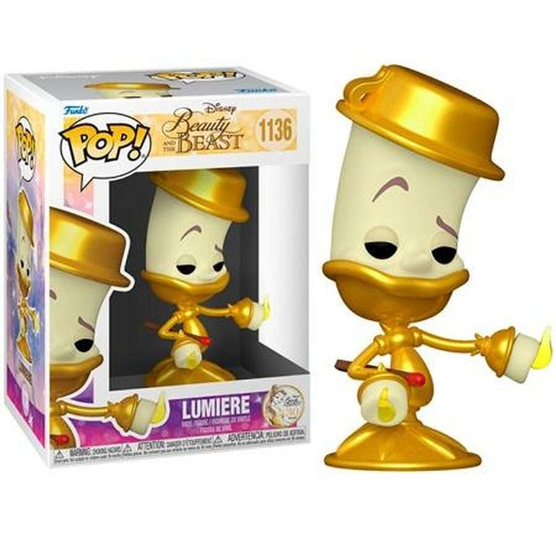 Foto van Verzamelfiguur funko pop the beauty & the beast 1136 lumiere