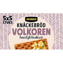 Foto van Jumbo knackebrod volkoren 5 x 5 stuks