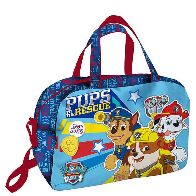 Foto van Nickelodeon gymtas paw patrol junior 22 liter polyester blauw