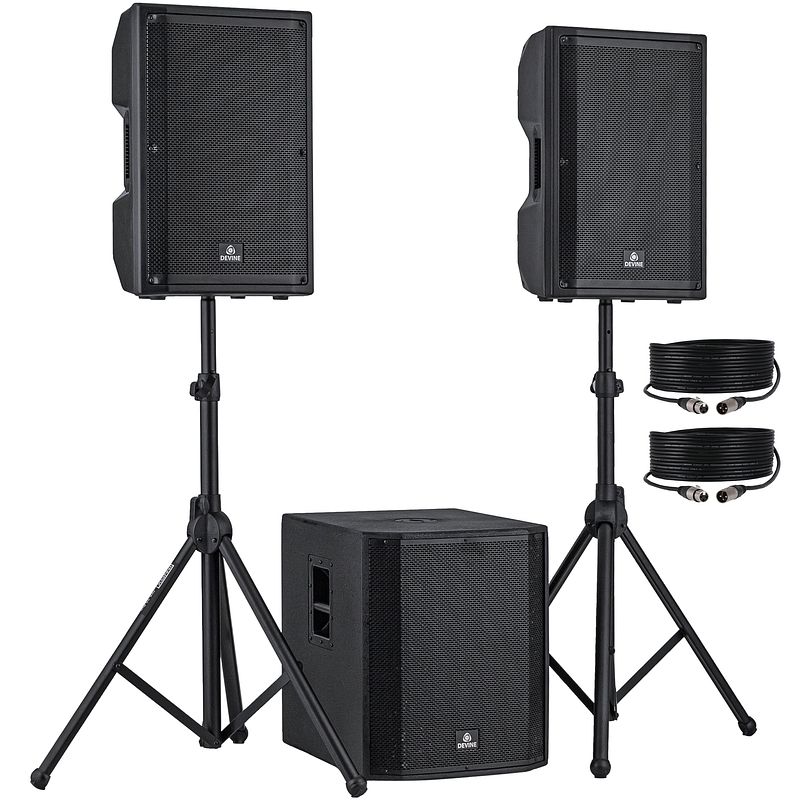 Foto van Devine artis b18a actieve 2.1 speakerset