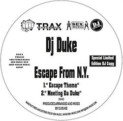 Foto van Escape from ny - 12 inch vinyl;12 inch vinyl (2090405247092)