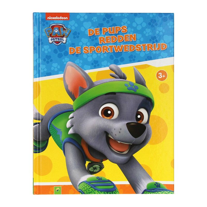 Foto van Wins holland voorleesboek de puppsen redden een sportwedstrijd paw patrol