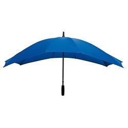 Foto van Falcone duo-paraplu handopening 148 x 99 cm blauw
