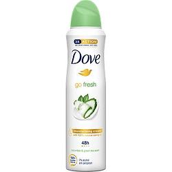 Foto van Dove go fresh antitranspirant deodorant spray cucumber & green tea 2 x 150ml bij jumbo