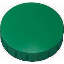 Foto van Maul magneet maulsolid, diameter 32 x 8,5 mm, groen, doos met 10 stuks