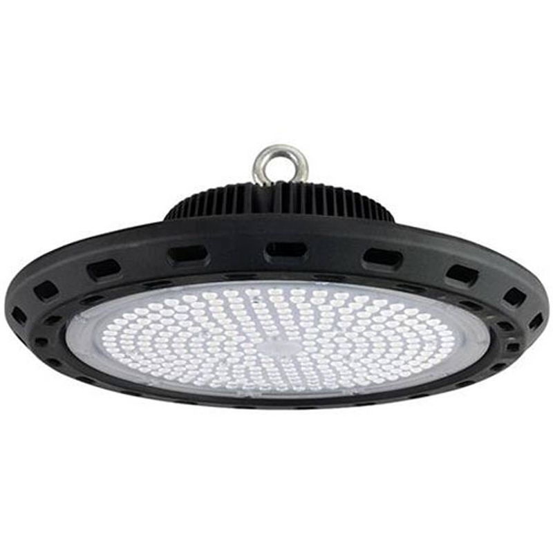 Foto van Led ufo high bay 150w - magazijnverlichting - waterdicht ip65 - natuurlijk wit 4200k - aluminium