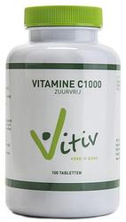 Foto van Vitiv vitamine c1000 zuurvrij tabletten