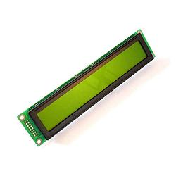 Foto van Display elektronik lc-display zwart geel-groen (b x h x d) 180 x 40 x 13.9 mm dem20233syh-ly