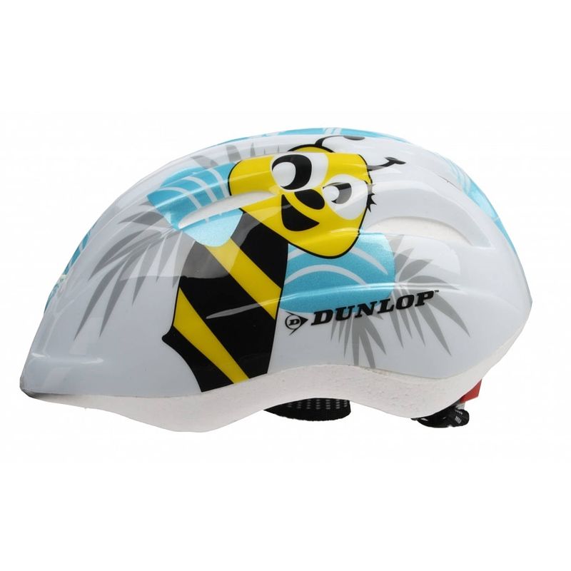 Foto van Dunlop fietshelm kind bij maat 48/52 cm grijs