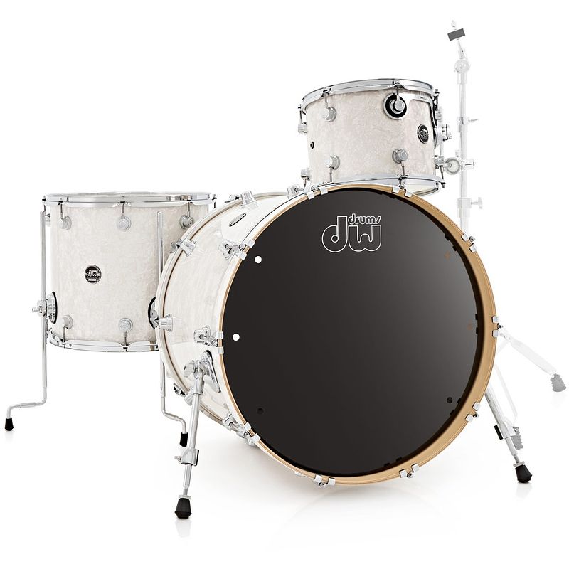 Foto van Dw drums performance white marine pearl 22 3-delige shellset