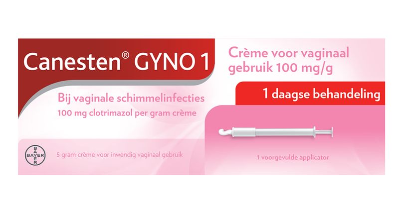 Foto van Canesten gyno 1 daagse crème