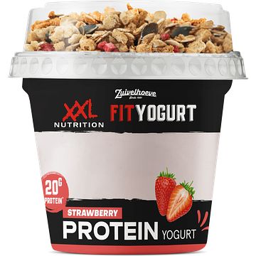 Foto van Xxl fit yoghurt granola aardbei 200g bij jumbo