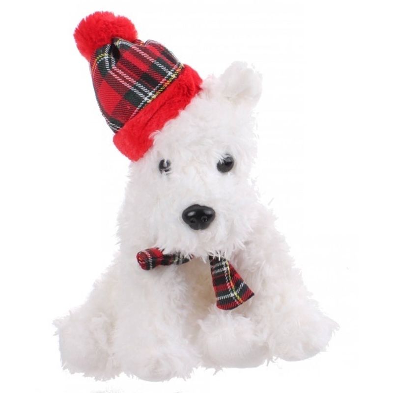 Foto van Kamparo knuffelhond west highland white terriër wit 23 cm