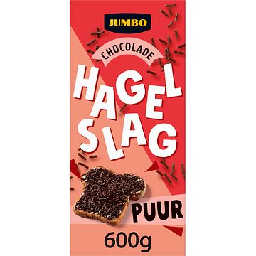 Foto van Jumbo chocolade hagelslag puur 600g