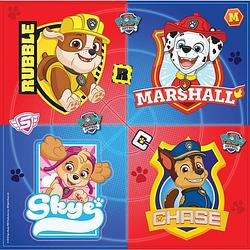 Foto van 48x paw patrol thema feest servetten 23 cm - feestservetten