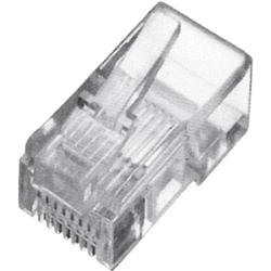 Foto van Digitus a-mo 8/8 srs cat 5e rj45 modulaire stekker, afgeschermd a-mo 8/8 srs stekker, recht aantal polen 8p8c 1 stuk(s)