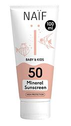 Foto van Naif baby & kids mineral sunscreen spf50