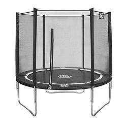 Foto van Game on sport trampoline met veiligheidsnet zwart 244 cm