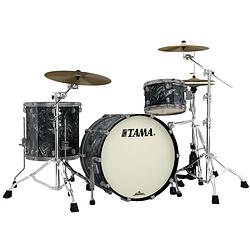 Foto van Tama mr32czus-ccl starclassic maple charcoal swirl 3d. shellset smoked black nickel hardware