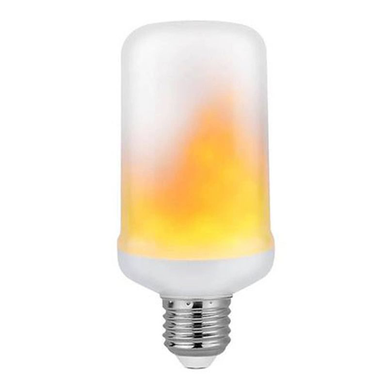 Foto van Led flame lamp - vuurlamp - e27 fitting - 5w - warm wit 1500k