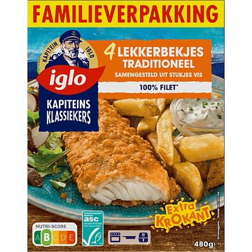 Foto van Iglo 4 traditionele lekkerbekjes 480g bij jumbo