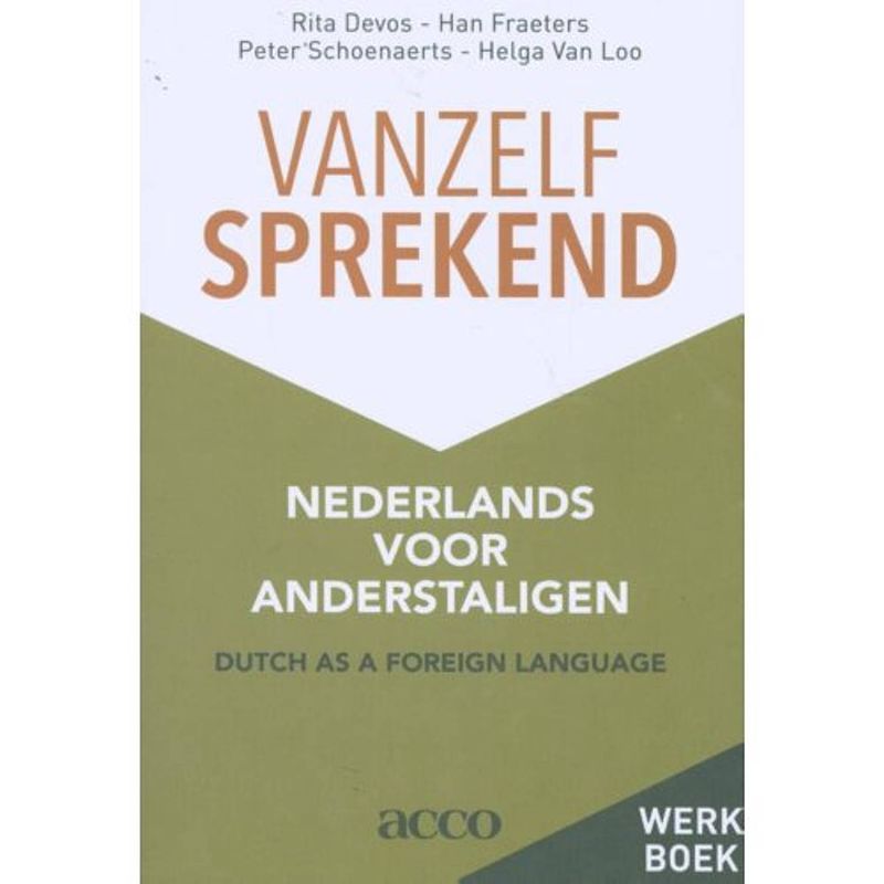 Foto van Vanzelfsprekend. nederlands voor anderstaligen