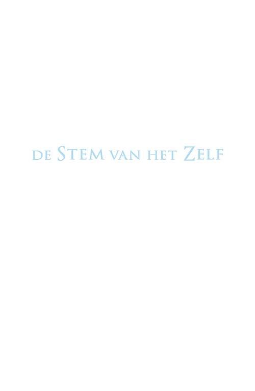 Foto van De stem van het zelf - marieke meulenberg - ebook (9789493280007)