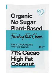 Foto van Funky fat choc dark chocolate kokos