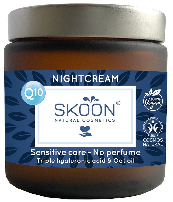 Foto van Skoon nightcream sensitive care - no perfume