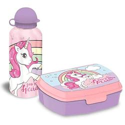 Foto van Kids licensing lunchset you'sre special aluminium/pvc roze/paars