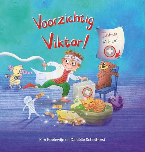 Foto van Voorzichtig, viktor! - kim koelewijn - hardcover (9789463882736)