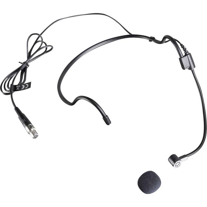 Foto van Ld systems ldws100mh1 headset zangmicrofoon zendmethode: kabelgebonden incl. windkap