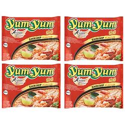 Foto van Yum yum instant noedels garnalensmaak 4 x 60g bij jumbo