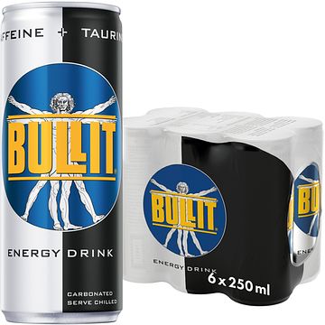 Foto van Bullit energy drink, 6pack 250ml bij jumbo