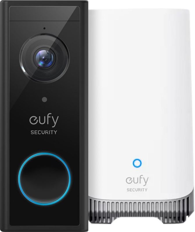 Foto van Eufy video doorbell e340 + homebase 3