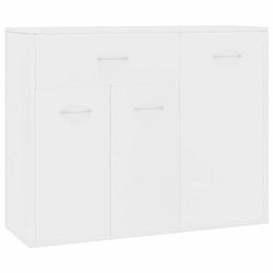 Foto van Vidaxl dressoir 88x30x70 cm spaanplaat wit