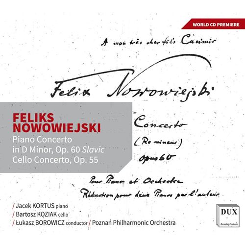 Foto van Nowowiejski: piano concerto op. 60 & cello concerto op. 55 - cd (5902547018836)