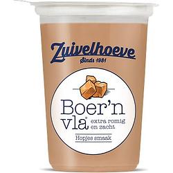 Foto van Zuivelhoeve boer'sn hopjesvla 450g bij jumbo