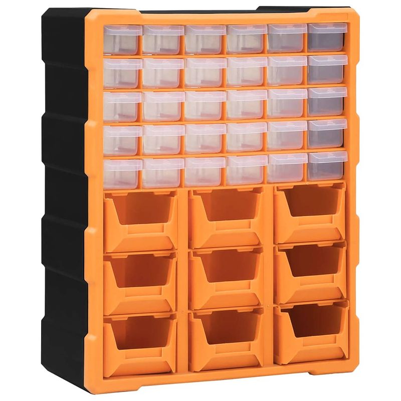 Foto van Vidaxl organiser met 39 lades 38x16x47 cm