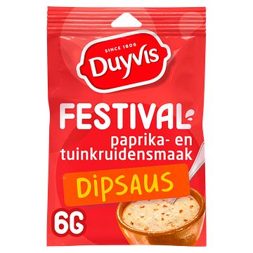 Foto van Duyvis festival paprika tuinkruiden dip saus mix 6gr bij jumbo