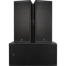 Foto van Rcf 2x nx 985-a + sub 8008-as stereo speakersysteem