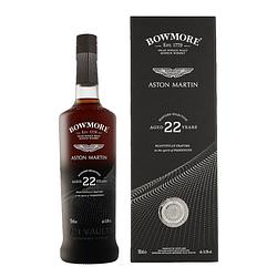 Foto van Bowmore 22 years aston martin masters selection 0.7 liter whisky + giftbox